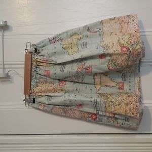 Songbird World Map skirt (probably M?)